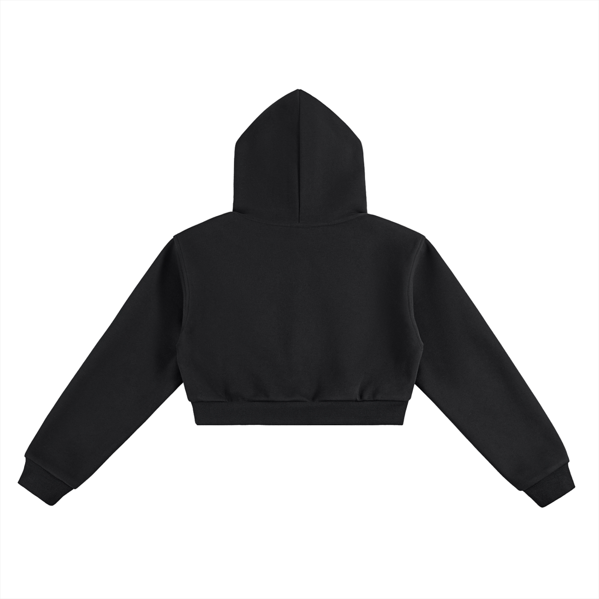 OG White Cropped Hoodie