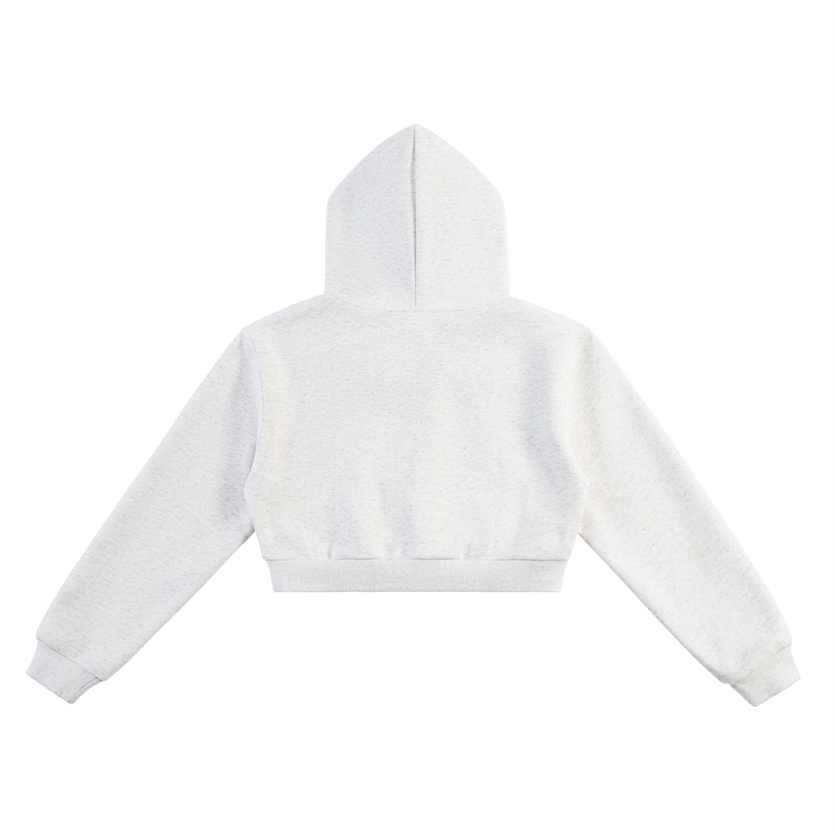 OG White Cropped Hoodie