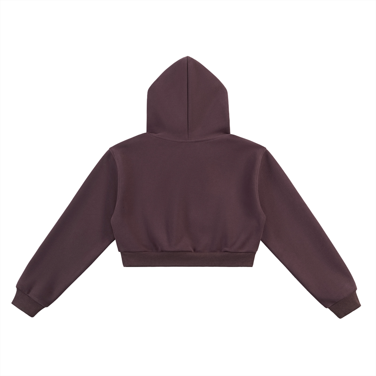 OG White Cropped Hoodie