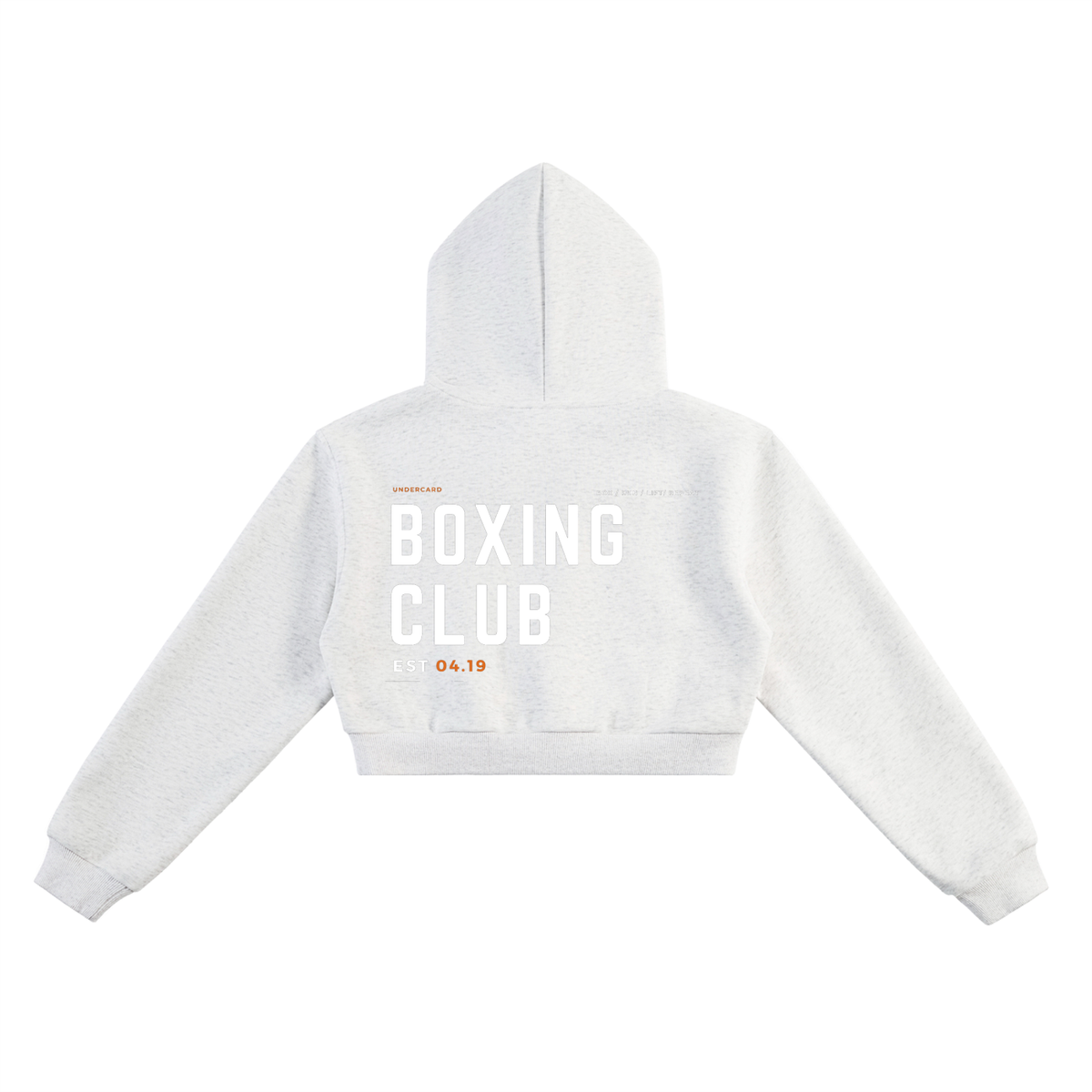 Boxing Club Cropped Hoodie