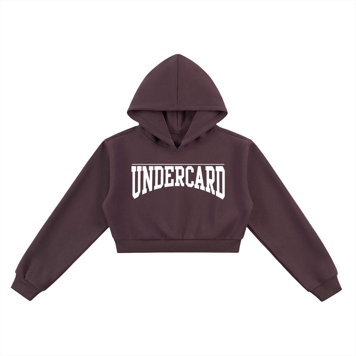 OG White Cropped Hoodie