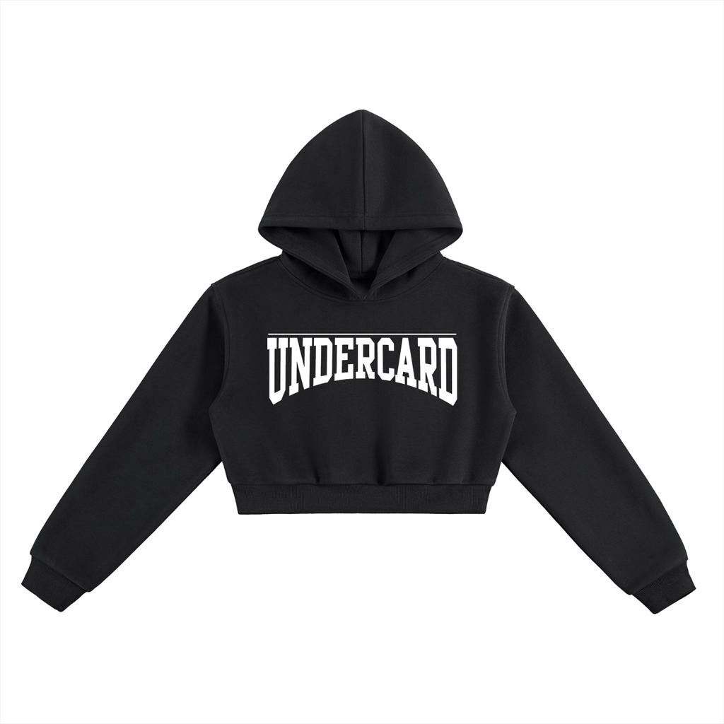 OG White Cropped Hoodie