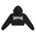 OG White Cropped Hoodie