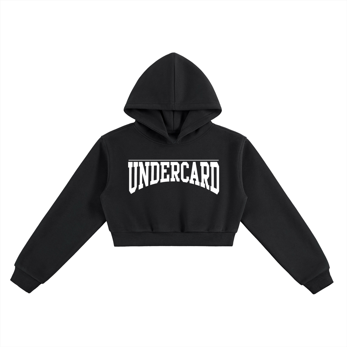 OG White Cropped Hoodie