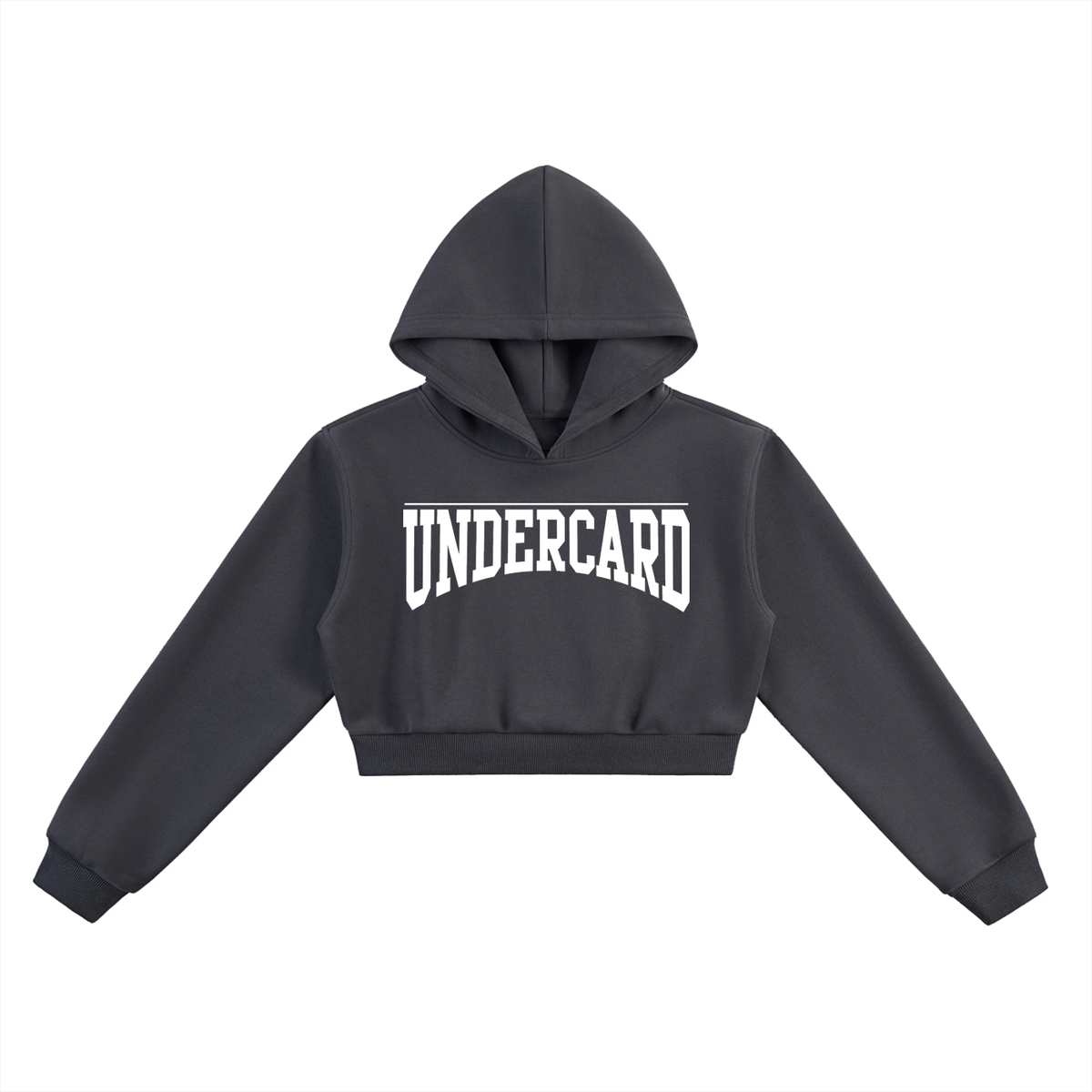 OG White Cropped Hoodie