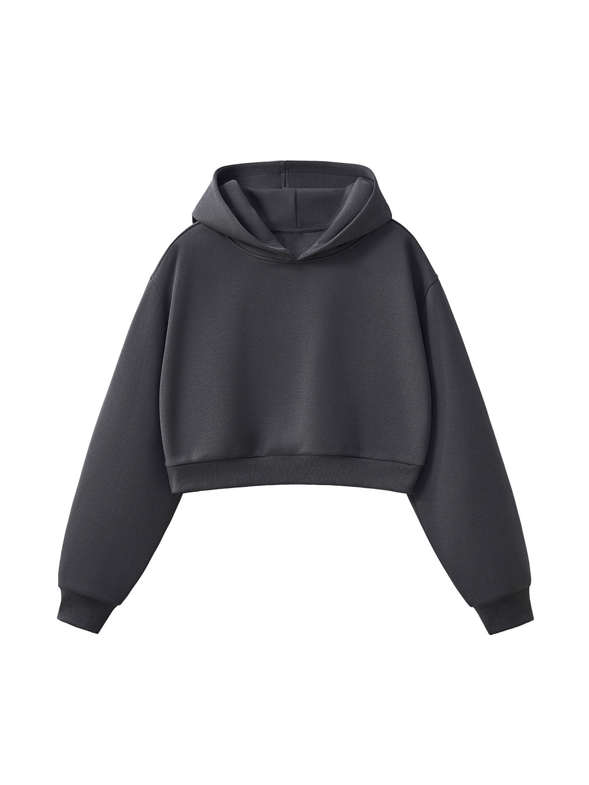 OG White Cropped Hoodie