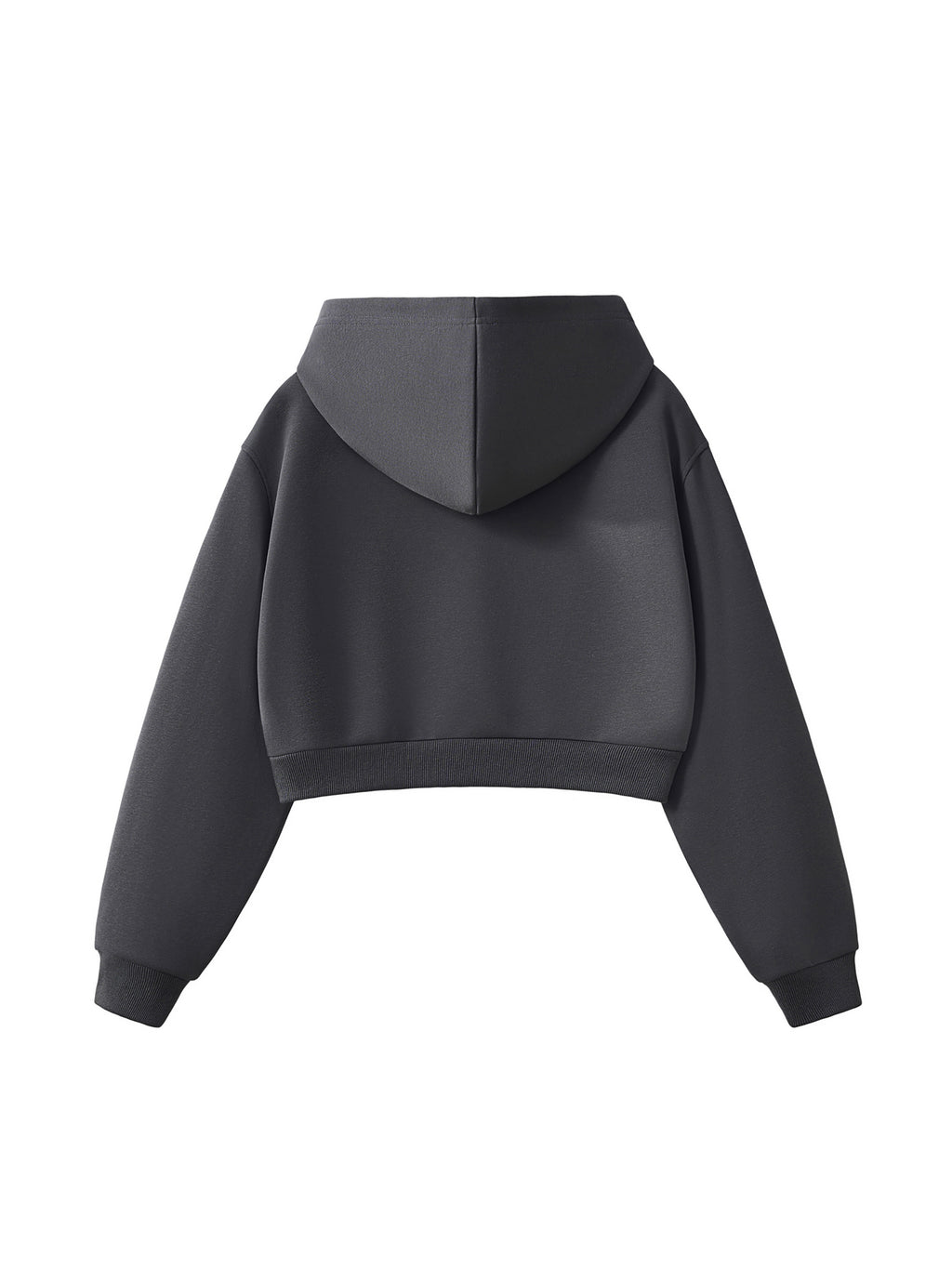 OG White Cropped Hoodie