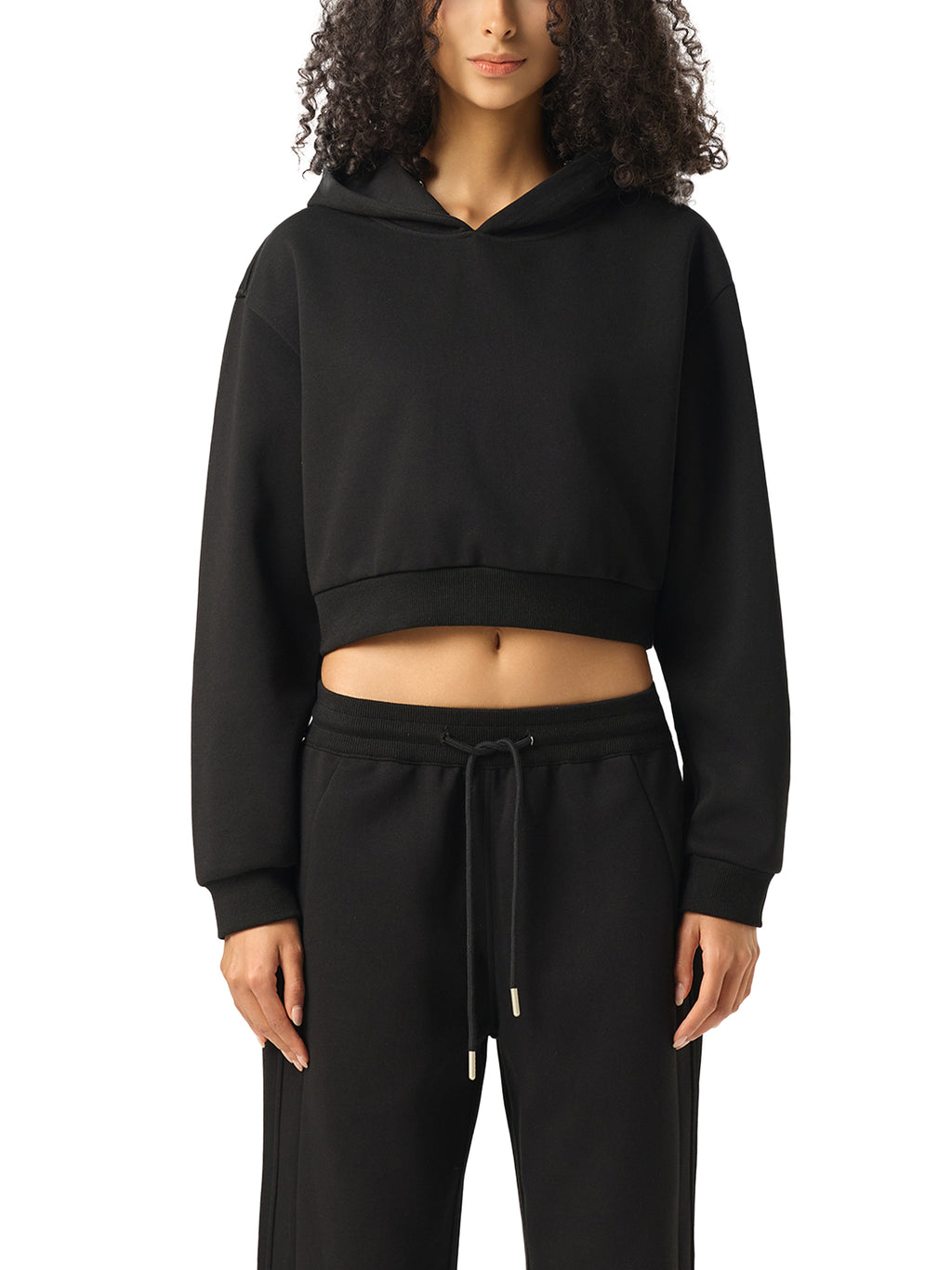 OG White Cropped Hoodie